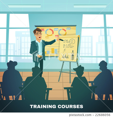 插图素材: school training courses education poster