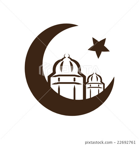 插图素材: star and crescent - symbol of islam