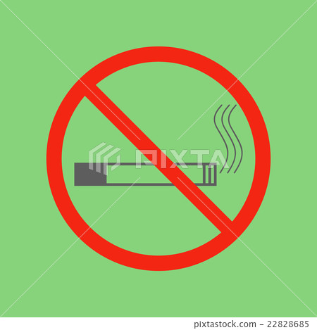 插图素材: no smoking sign