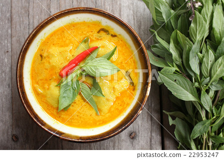 图库照片: thai green curry