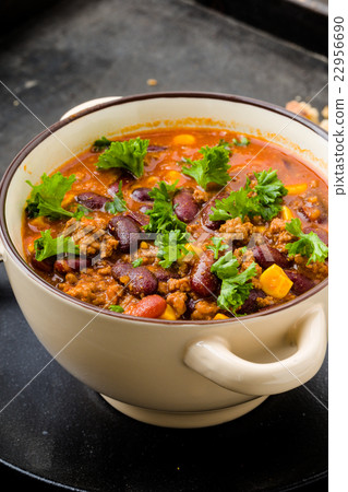 图库照片: chili con carne