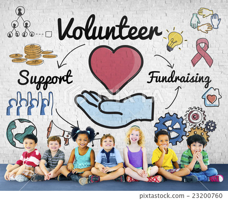 图库照片: volunteer voluntary volunteering aid assisstant