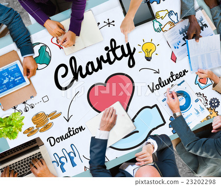 chairty, 图库照片: charity donate welfare generosity charitable giving