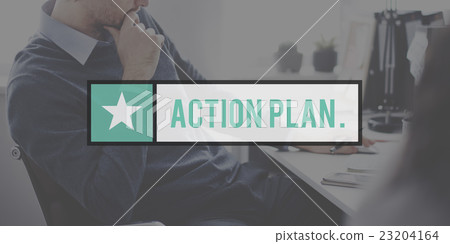 图库照片: action plan strategy vision planning direction concept