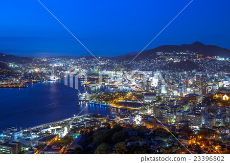 图库照片: 长崎的夜景