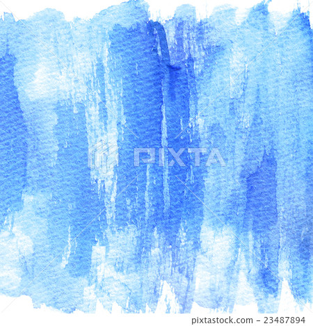 插图素材: abstract blue watercolor paint texture background