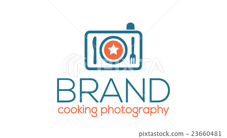 插图素材: cooking photography vector logo template