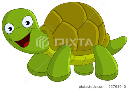 图库插图: happy turtle