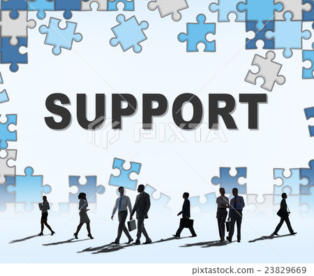 图库照片: support assistance cooperation team aid concept