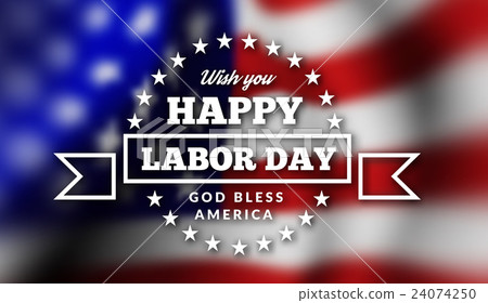 图库插图: happy labor day