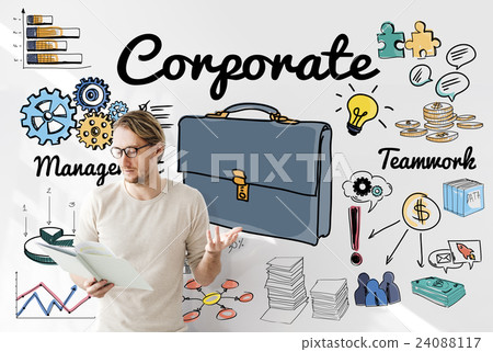 图库照片: corporate business professional organization concept