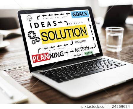 图库照片: solution problem solving ideas strategy concept