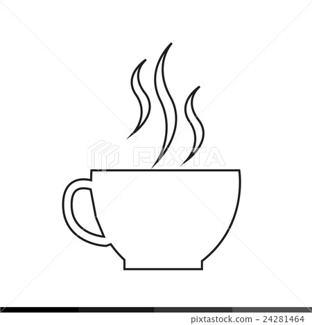 插图素材: coffee cup icon illustration design