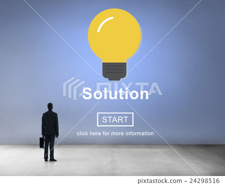 图库照片: solution problem solve result progress concept