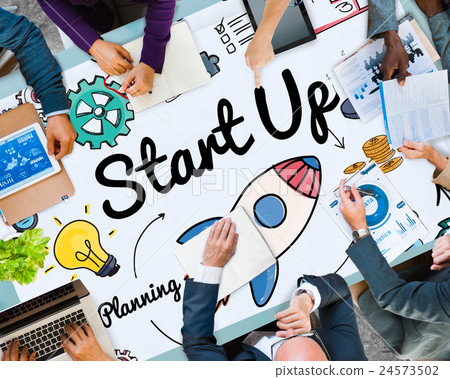 图库照片: start up planning growth development launch concept