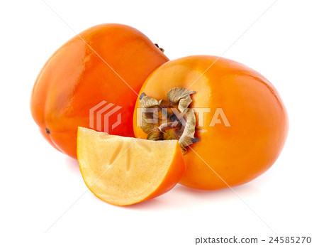 图库照片: persimmon fruit