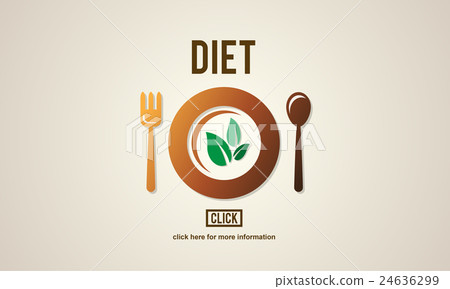 插图素材: diet health nutrition life food eating concept