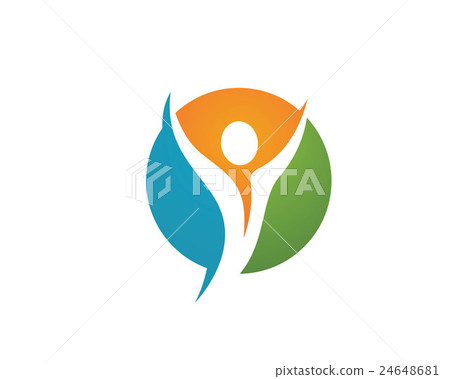 图库插图: health logo template vector icon design