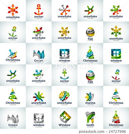 Vector Abstract Business Logo Collection Stock Illustration 24727996