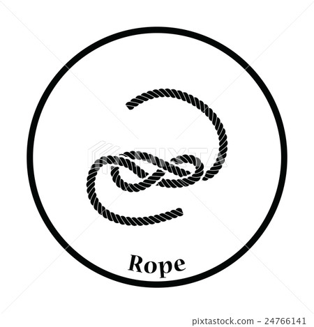 插图素材: knoted rope icon