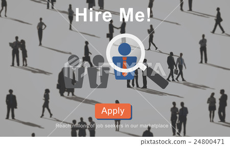 图库照片: hire me employment recruitment job occupation concept