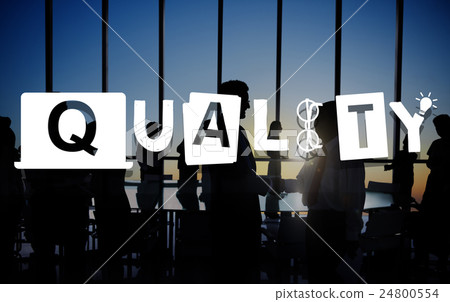 图库照片 quality standard value condition guarantee concept