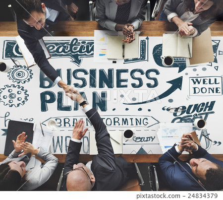 图库照片: business plan operation strategy vision concept