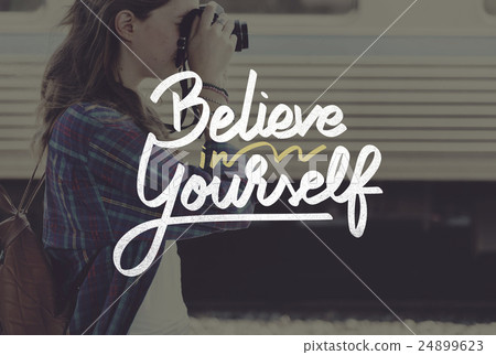 图库照片: believe in yourself confident encourage motivation