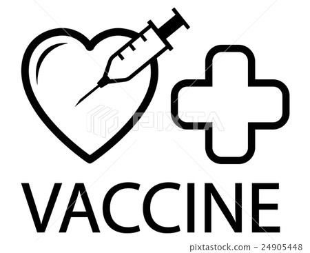 插图素材: vaccine concept icon