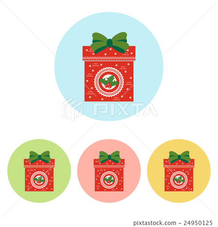 图库插图: christmas present icon