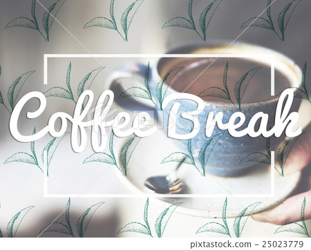 图库照片: break tea coffee time relax concept