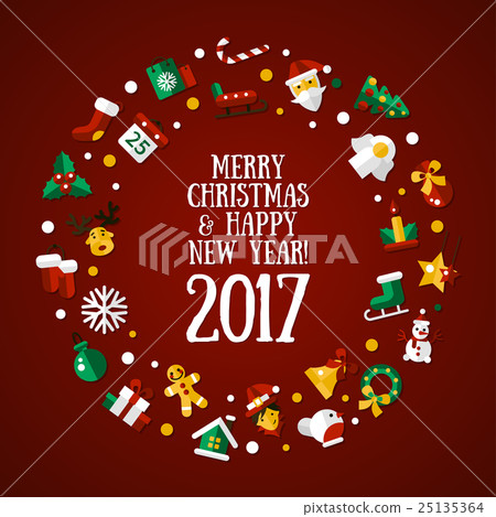 活动_节日 圣诞节 圣诞老人 merry christmas and happy new year