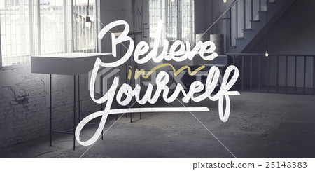 图库照片: believe in yourself confident encourage motivation