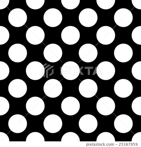 图库插图 seamless polka dot pattern