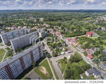 图库照片: typical socialist block of flats in poland.