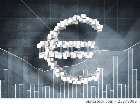 插图素材: euro currency rate