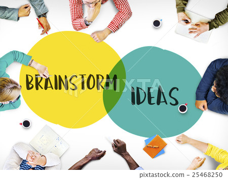 图库照片: brainstorm planning ideas leadership motivation