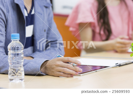 Stock Photo Meeting Meetings Tablets Stock Image Everypixel