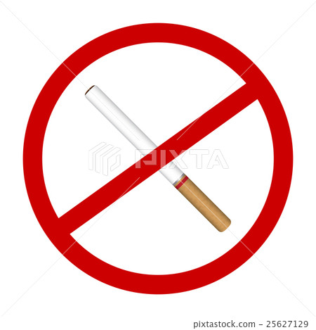 插图素材: no smoke cigarette icon signs vector