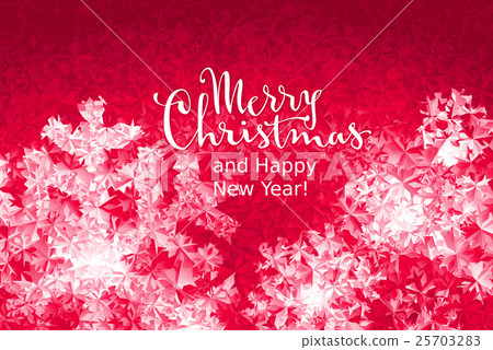 插图素材: merry christmas and happy new year lettering on 查看