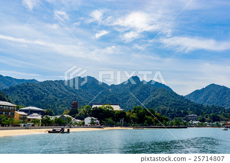 图库照片: 【广岛县】宫岛的风景