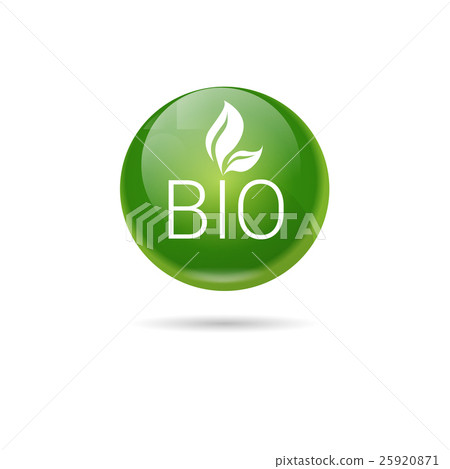 eco friendly organic natural product web icon 25920871