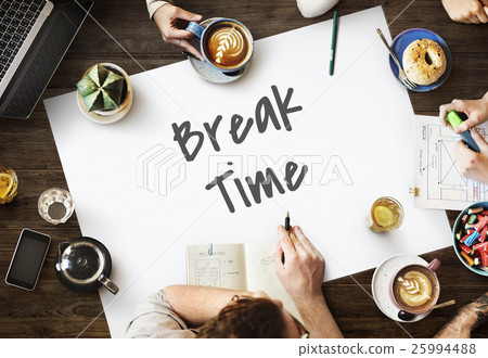 图库照片: break time positive life concept