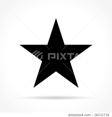 插图素材: star icon on white background