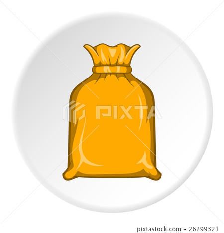 插图素材: packing bag icon, cartoon style