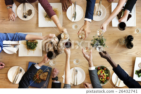 图库照片: food catering cuisine culinary gourmet party cheers