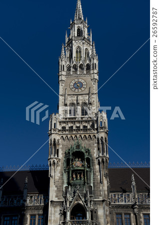 图库照片 the new town hall of munich