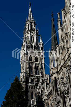 图库照片 the new town hall of munich