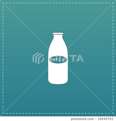 插图素材 milk bottle icon