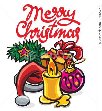 插图素材: happy christmas card
